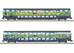 Minitrix 18298 Doppelstockwagen-Set Touristik