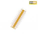 BRAWA 3916 Verteiler-Lötösenplatte 20-fach