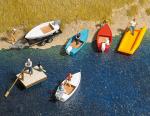 Busch 1157 Boote-Set H0