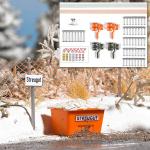 Busch 1167 Set Winter an der Straße H0