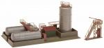Faller 120157 Öllager mit Dieseltankstelle und Ölkran