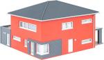 Faller 130743 H0 WeberHaus CityLife, rot
