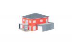 Faller 130743 H0 WeberHaus CityLife, rot