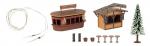 Faller 134006 H0 Weihnachtsbuden mit bel. Baum