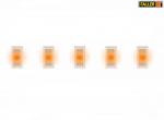 Faller 163753 5 SMD-LEDs, orange