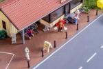 Faller 170316 H0 PREMIUM Straßenfolie Klinkerpflaster, rot