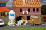 Faller 180601 Gipssilo und Bauwagen