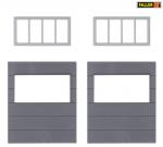 Faller 180891 2 Wandelemente mit horizontalen Fenstern, Gold