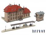 Faller 190035 H0 Aktions-Set Bahnhof Passendorf