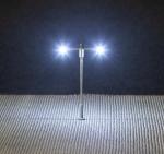 Faller 272223 LED-Straßenbeleuchtung, Ansatzleuchte, Doppela