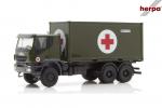 Herpa 746519 Iveco Trakker Abrollcontainer BW