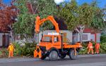 Kibri 15004 H0 UNIMOG mit Lichtraumschnei