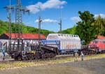 Kibri 16504 H0 Schienentiefladewagen Cas