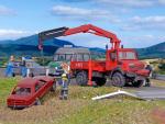 Kibri 18271 H0 Feuerwehr UNIMOG mit PALFI
