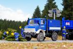 Kibri 18467 H0 THW UNIMOG mit Flutlichtma