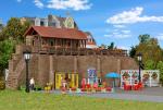 Kibri 38916 H0 Stadtmauer mit Kleingarten