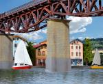 Kibri 39751 H0 Gemauerter Viadukt-Mittelpfeiler