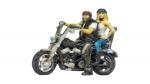 Noch 10904 Chopper mit Rocker + Sozia, stehend (H0)