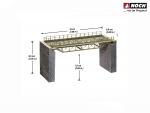Noch 67024 H0 Brückenfahrbahn, gerade