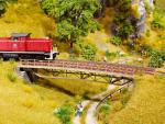 Noch 67026 H0 Brückenfahrbahn, gebogen, (R2) 437 mm