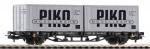 PIKO 27709 Cont.-Tragwg. VEB PIKO DR IV 2x20"
