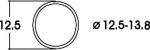 Roco 40066 Haftringsatz  12,5 bis 13,8mm