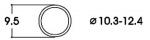 Roco 40074 Haftrings.10Stk. 10,3 bis 12,4