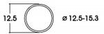 Roco 40075 Haftrings.10Stk.12,5 bis 15,3m