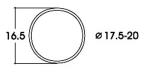 Roco 40077 Haftrings.10Stk.17,5 bis 20mm