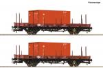 Roco 6600076 Schwenkrungenwagen-Set MAV DC