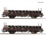 Roco 6600120 Schwenkrungenwagen-Set ÖBB DC