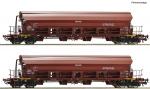 Roco 6600125 Schwenkdachwagen-Set DR DC
