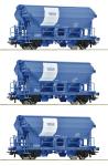Roco 6600134 Schwenkdachwagen-Set Duslo DC