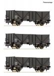 Roco 6600141 Offene Güterwagen-Set, SNCF DC