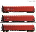 Roco 6600156 Schiebeplanenwagen-Set DB AG DC