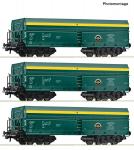Roco 6600195 Selbstentladewagen-Set PTKiGK DC