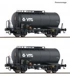 Roco 6600246 2er Set Kesselwagen Zs VTG