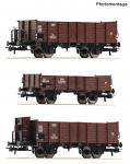 Roco 6600250 3er Set offene Güterwagen ÖBB