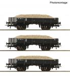 Roco 6600259 3er Set Sandwagen NS