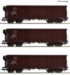 Roco 6600285 3er Set Rolldachwagen SNCF