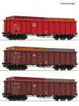 Roco 6600291 3er Set Eanos DB-AG + Container