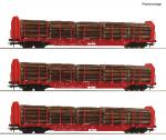 Roco 6600318 Rungenwagen-Set Rnoos OnRail