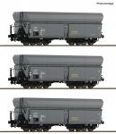 Roco 6600325 3er Set Selbstentladewagen Wap CSD