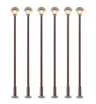 Viessmann 69626 TT Holzmastleuchte DDR-Reichsbahn, LED 5+1