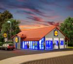 Vollmer 43662 H0 Supermarkt LIDL