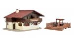 Vollmer 43960 H0 Almgasthof mit Holzterrasse