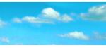 Vollmer 46105 Hintergrund Wolken, 266x80cm