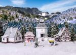 Vollmer 47613 N Weihnachtsdorf mit Beleucht