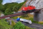 Vollmer 47825 N Schienenbrücke gerade, 2x