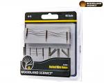 Woodland WA2980 H0 Stacheldrahtzaun, 67cm, 15 tlg.